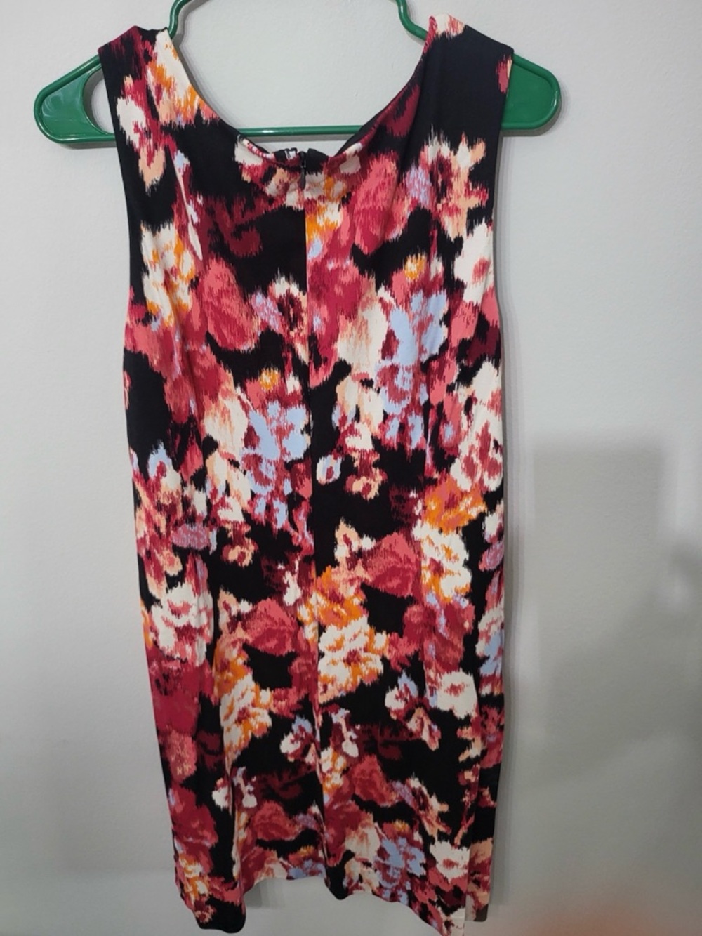 Women’s Chico’s Floral Sleeveless Shift Dress Size Large 16